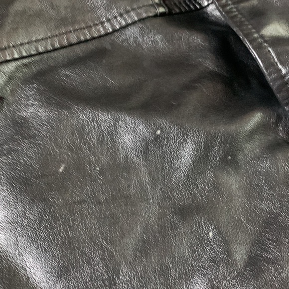 Wild Fable black, vegan leather bomber jacket.  Size XL - Picture 8 of 9